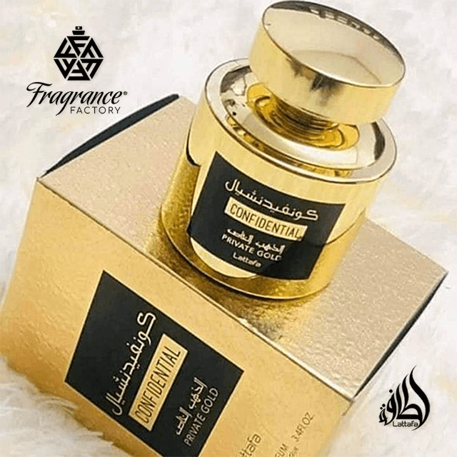 Confidential Private Gold By Lattafa 100ml